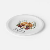 Herfst Pumpkin-Thanksgiving Papieren Bordje (Gekanteld)