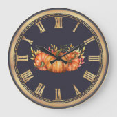 Herfst Pumpkin Trio Grote Klok (Voorkant)