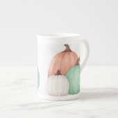 Herfst Pumpkin Trio Porselein Kop (Voorkant rechts)