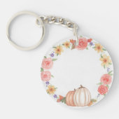 Herfst Pumpkin Trio Sleutelhanger (Voorkant)