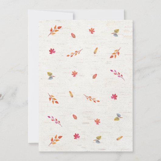 Herfst Pumpkin Truck Baby shower Uitnodiging (Achterkant)