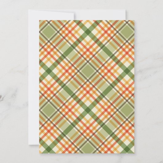 Herfst Pumpkin Truck Birthday Uitnodiging (Achterkant)