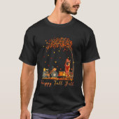 Herfst Pumpkin Truck Mappe Th T-shirt (Voorkant)