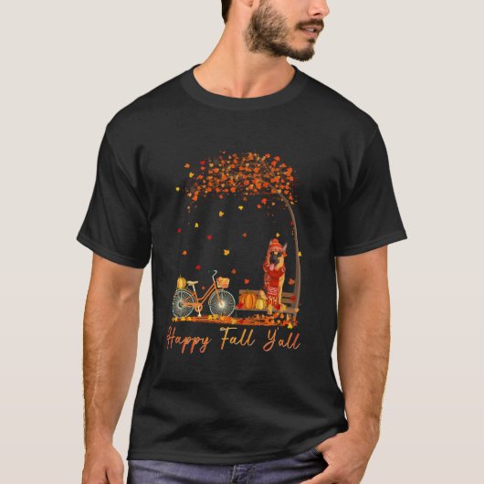 Herfst Pumpkin Truck Mappe Th T-shirt (Voorkant)