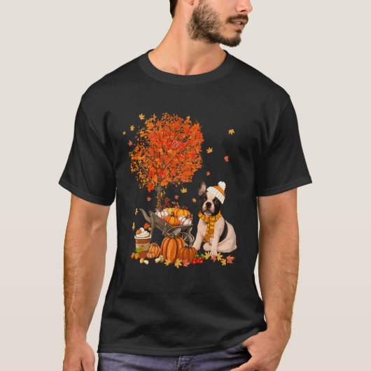 Herfst Pumpkin Truck Mappe Tha T-shirt (Voorkant)