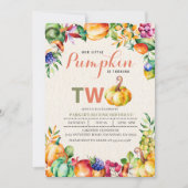 Herfst Pumpkin tweede uitnodiging (Voorkant)