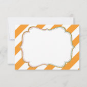 Herfst Pumpkin Twins Gold Glitter Hartelijk dank Bedankkaart (Achterkant)