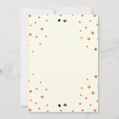 Herfst Pumpkin Vrienden Dankzegging Diner Feest Kaart (Achterkant)