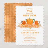 Herfst Pumpkin Vrijgezellenfeest | Uitnodiging van (Voorkant / Achterkant)