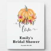 Herfst Pumpkin Vrijgezellenfeest Welkomstteken Fotoplaat (Voorkant)