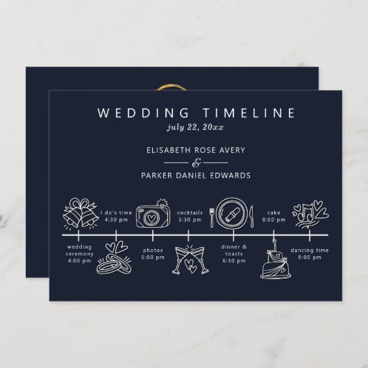 Herfst Pumpkin Weddenschap tijdlijn (Voorkant / Achterkant)