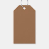 Herfst Pumpkin Wedding Favor Labels Cadeaulabel (Achterkant)