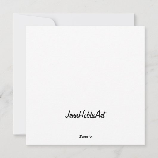 Herfst Pumpkin Wenskaart Feestdagenkaart (Achterkant)