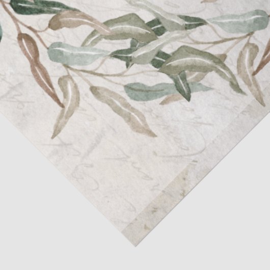 Herfst Pumpkin Zonnebloem Waterverf Floral ontbind Tissuepapier (Detail)