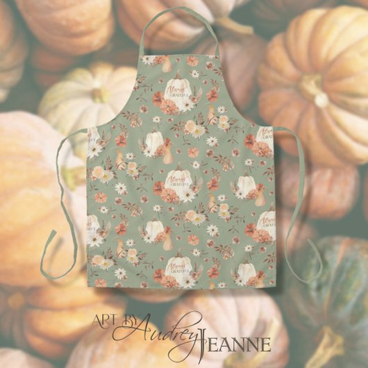 Herfst Pumpkins Autumn Thanksgiving BOHO Floral Schort
