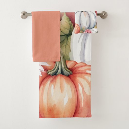 Herfst Pumpkins Bad Handdoek (Insitu)