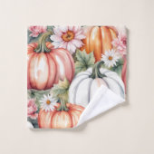 Herfst Pumpkins Bad Handdoek (Wasdoekje)