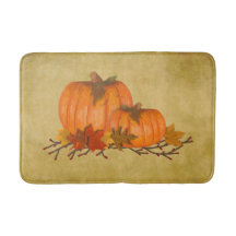 Herfst Pumpkins Bath Mat