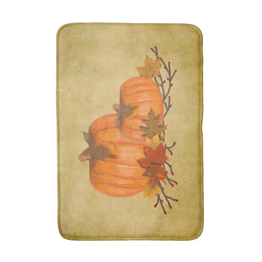 Herfst Pumpkins Bath Mat (Voorkant Verticaal)