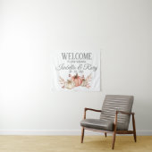 Herfst Pumpkins Bouquet Wedding Wandkleed (In Situ (horizontaal))