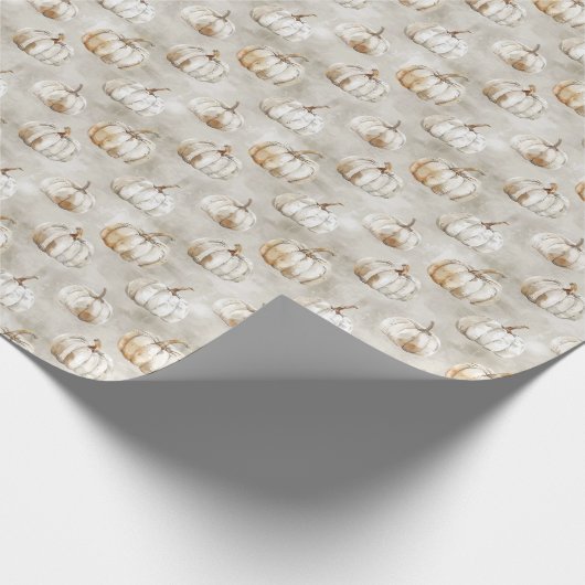 Herfst Pumpkins Cadeaupapier (Hoek)