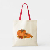 Herfst Pumpkins Canvas tas (Achterkant)