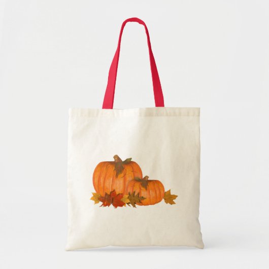 Herfst Pumpkins Canvas tas (Voorkant)