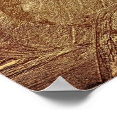 Herfst Pumpkins Cornstalks Sculpted Effect Poster (Hoek)