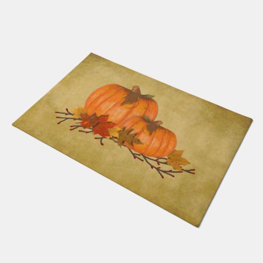 Herfst Pumpkins Deurmat (Schuin)