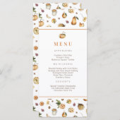 Herfst Pumpkins Friendsgiving Thanksgiving Menu (Voorkant / Achterkant)