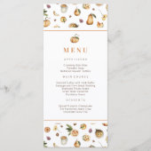 Herfst Pumpkins Friendsgiving Thanksgiving Menu (Voorkant)