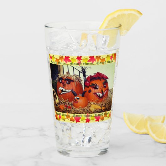 Herfst Pumpkins Glas (Achterkant ijs)