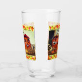 Herfst Pumpkins Glas (Links)