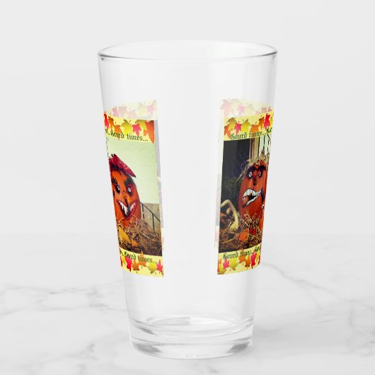 Herfst Pumpkins Glas (Rechts)