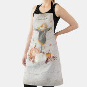 Herfst Pumpkins Grandma Garden Scarecrow Rustic Wo Schort (Insitu)