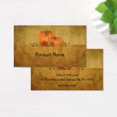 Herfst Pumpkins Hang Label Visitekaartjes (Bureau)