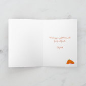 Herfst Pumpkins Happy Thanksgiving Kaart (Binnen)