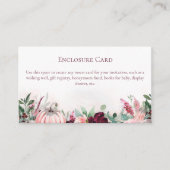 Herfst Pumpkins Informatiekaartje (Voorkant)