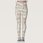 Herfst Pumpkins Leggings (Voorkant)