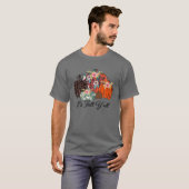 Herfst Pumpkins Leopard Het is Herfst Y'all Leopar T-shirt (Voorkant volledig)