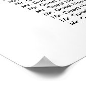 Herfst Pumpkins Party Weddenschappen Zitkaarten Poster (Hoek)