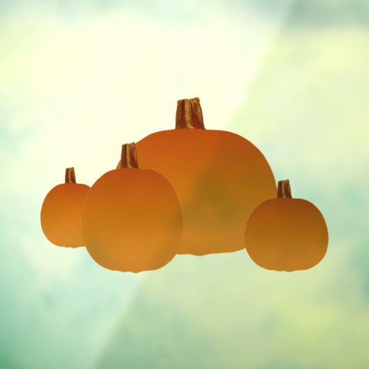 Herfst Pumpkins Raamsticker (Vel 3)