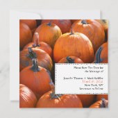 Herfst Pumpkins Save the Date (Achterkant)