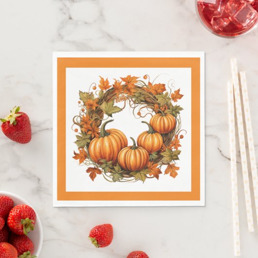 Herfst Pumpkins Servet (Insitu)