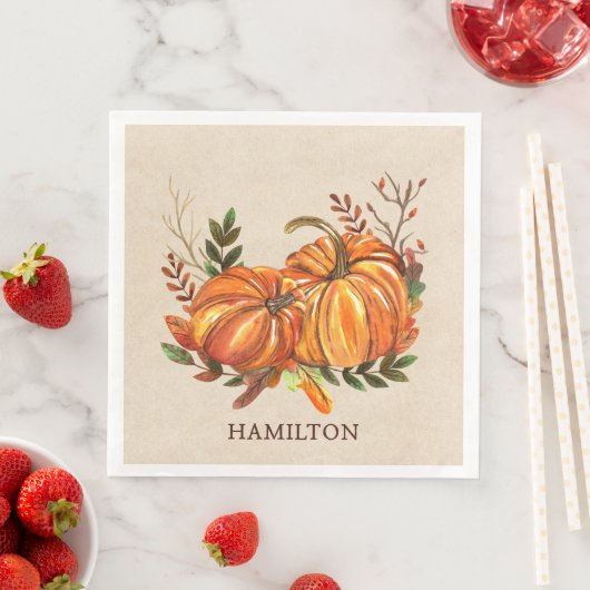 Herfst Pumpkins Servet (Insitu)