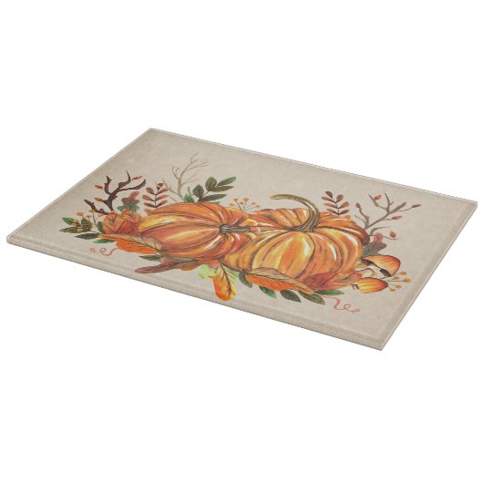 Herfst Pumpkins Snijplank (Hoek)