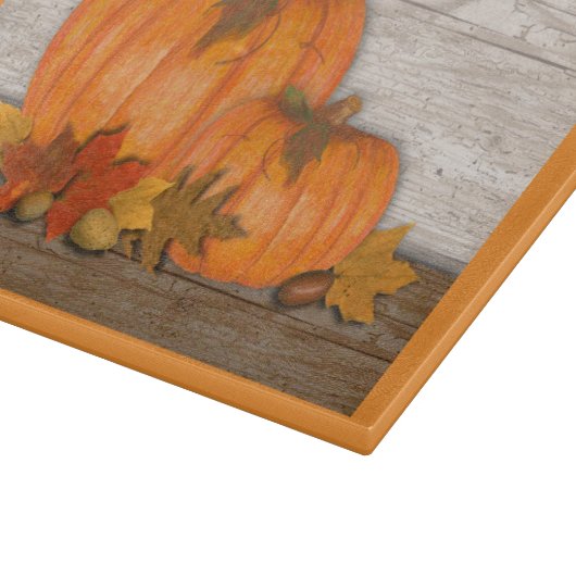 Herfst Pumpkins Snijplank (Hoek)