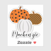 Herfst Pumpkins Sticker (Vel)