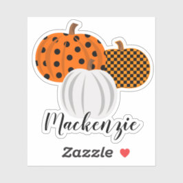 Herfst Pumpkins Sticker