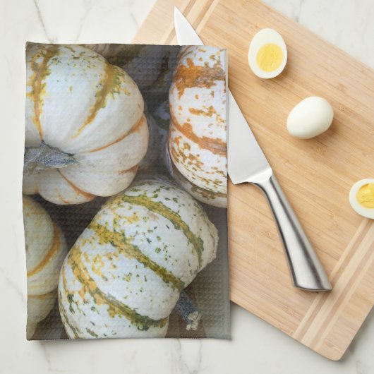 Herfst Pumpkins Theedoek (Quarter Fold)